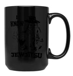 I Know Jew Jitsu Funny Gift Jews Rabbi Black Coffee Mug, Gift Coffee Mug