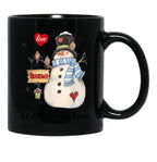 I Love Being A Grandma At Christmas Time Womens Black Gift Coffee Mug - Black