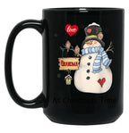 I Love Being A Grandma At Christmas Time Womens Black Gift Coffee Mug