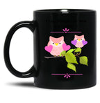 I Love Hanging Out With You Mommy Black Coffee Mug