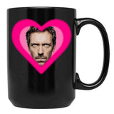 I Love House Md Black Coffee Mug, Gift Coffee Mug