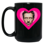 I Love House Md Black Coffee Mug, Gift Coffee Mug