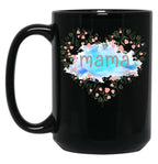 I Love Mama Black Gift Coffee Mug