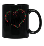 I Love Mom Funny Gift Shirt Mothers Day Gifts Black Coffee Mug - Black