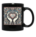 I Love Mom Mothers Day Gift Black Gift Coffee Mug - Black