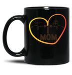 I Love Mom Premium Mug Black Coffee Mug