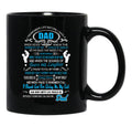 I Love My Dad T Black Gift Coffee Mug - Black