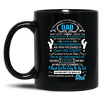 I Love My Dad T Black Gift Coffee Mug