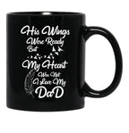 I Love My Dad Black Gift Coffee Mug - Black