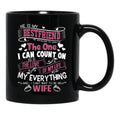 I Love My Future Husband Love Husband Black Gift Coffee Mug - Black