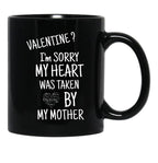 I Love My Mom (34) Black Coffee Mug - Black