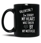 I Love My Mom (34) Black Coffee Mug