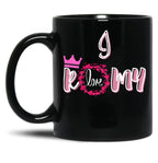 I Love Romy Black Coffee Mug