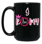 I Love Romy Black Coffee Mug