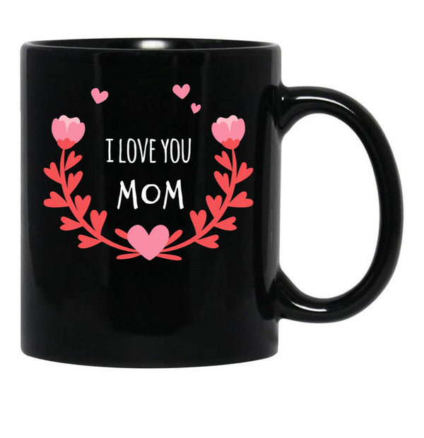 I Love You Mom Cheetah,For Mom Mom Mug Funny Mom Mug Mug For Mom Mama Mug Funny Mug Mom Mothers Day Gift Black Coffee Mug - Black