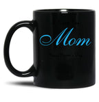 I Love You Mom Happy Mother'S Day Mother'S Day ,To Give To Mother In Birthday Or Any Other Event Black Coffee Mug