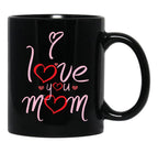 I Love You Mom Happy Mother'S Day Strong Woman Strong Home From Baby To Mom You Are My Power Black Coffee Mug - Black