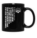 I Love You Mom In All Languages Black Coffee Mug - Black