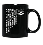 I Love You Mom In All Languages Black Coffee Mug - Black