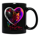 I Love You Mom  Mothers Daymommy  Black Coffee Mug - Black