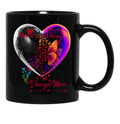 I Love You Mom  Mothers Daymommy  Black Coffee Mug - Black