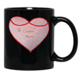 I Love You Mom (13) Black Coffee Mug - Black