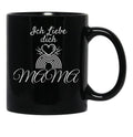 I Love You Mom (16) Black Coffee Mug - Black