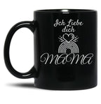 I Love You Mom (16) Black Coffee Mug