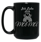 I Love You Mom (16) Black Coffee Mug