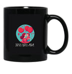 I Love You Mom (17) Black Coffee Mug - Black