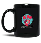 I Love You Mom (17) Black Coffee Mug