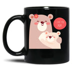 I Love You Mom (34) Black Coffee Mug
