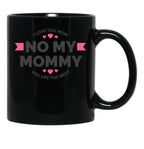 I Love You Mom (42) Black Coffee Mug - Black