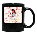 I Love You Mommy Black Coffee Mug - Black