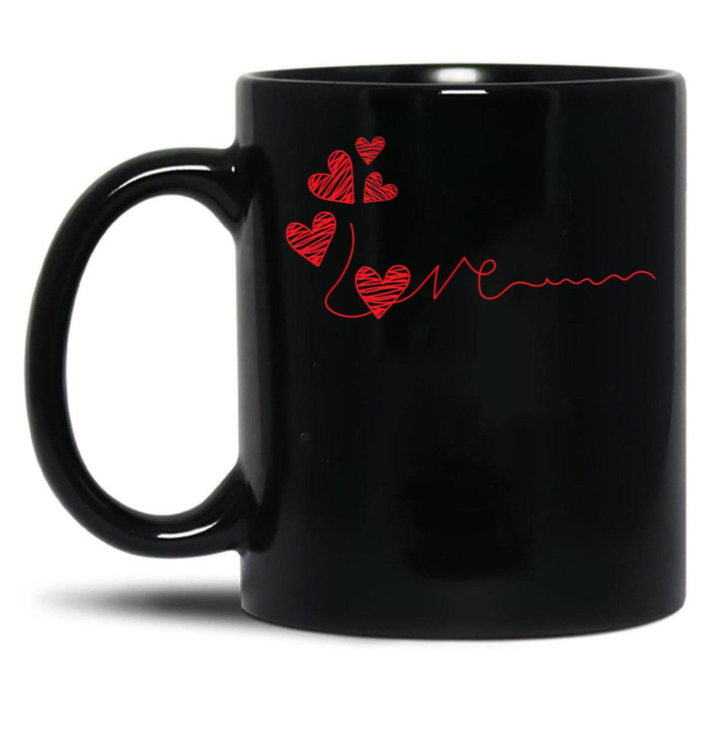 I Love You More Black Gift Coffee Mug