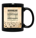 I Love You My Granddaughter Grandma Black Coffee Mug - Black