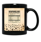 I Love You My Granddaughter Grandma Black Coffee Mug - Black