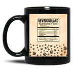 I Love You My Granddaughter Grandma Black Coffee Mug
