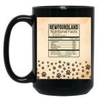 I Love You My Granddaughter Grandma Black Coffee Mug
