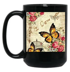 I Love You (1) Black Coffee Mug
