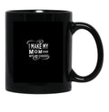 I Make My Mom Sad With My Choices  Black Coffee Mug - Black
