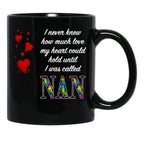I Never Knew How Much Love My Heart Could Hold... Nan - Black By Amanda M Lucas Black Coffee Mug - Black