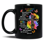 I Only Can Imagine Faith Christian Faith Jesus God Lover  (1) Black Coffee Mug