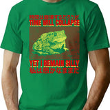 I Remain Silly Frog Japanese T-Shirt for Men & Women, T-Shirts Graphic Tee - Green