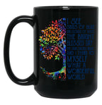 I See Skies Of Blue And Clouds Of White The Bright Blessed Day Black Coffee Mug