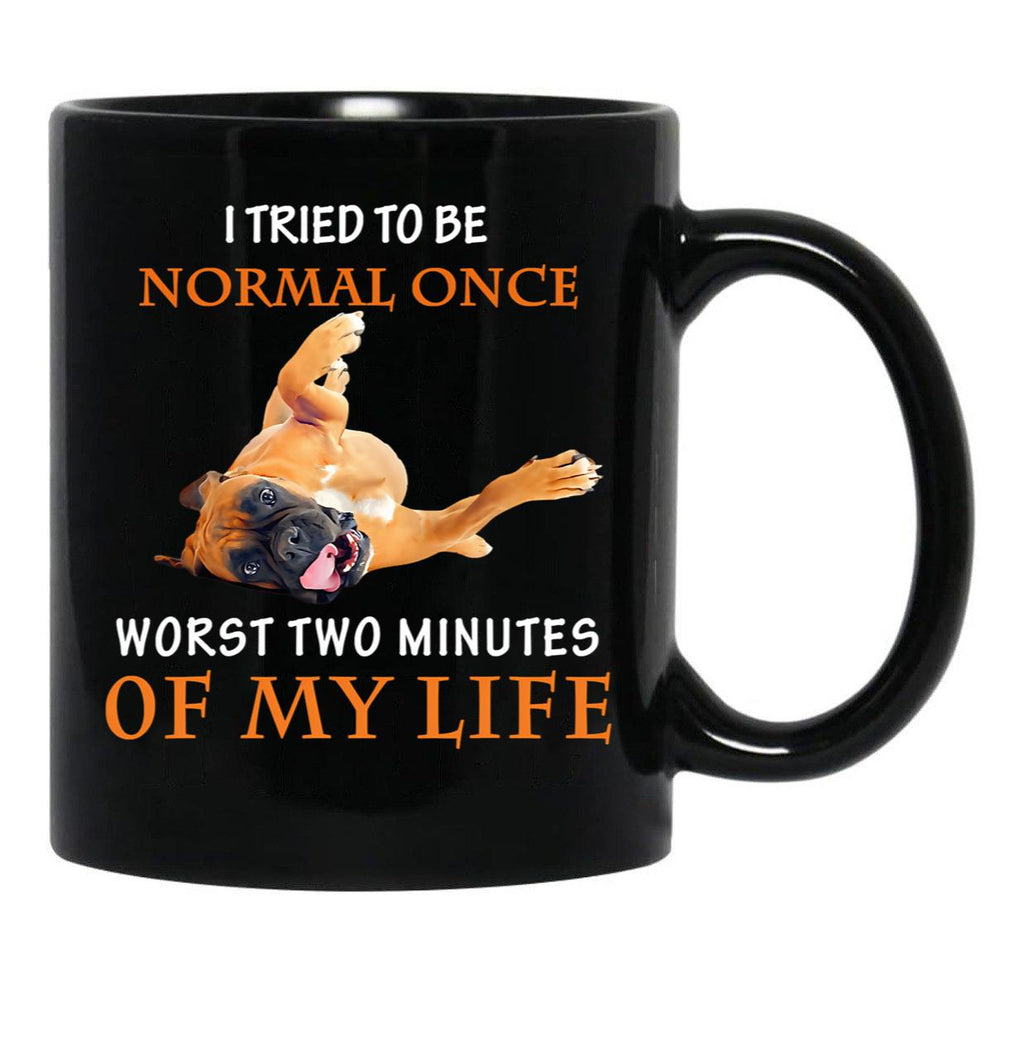 I Tried To Be Normal Once Worst Two Black Coffee Mug - Black