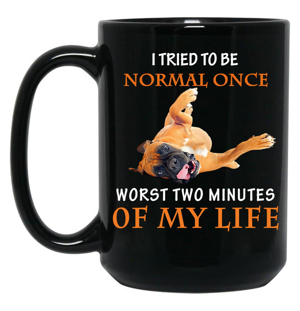 I Tried To Be Normal Once Worst Two Black Coffee Mug