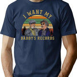 I Want My Daddy Records Unisex  Sanford And Son Premium Heavyweight Cotton T-Shirt - Navy