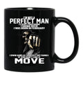 I Was Born In February Black Coffee Mug - Black
