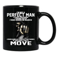 I Was Born In March Black Coffee Mug - Black